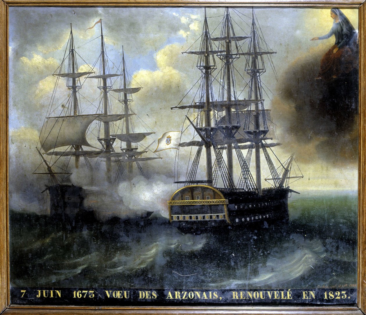 Breton ve Hollanda filolarının çatışması "Arzonais'in Dileği" by Unknown artist