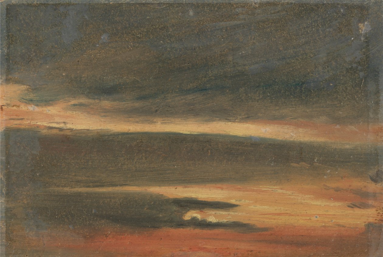 Gün Batımında Bulutlar by Unknown artist