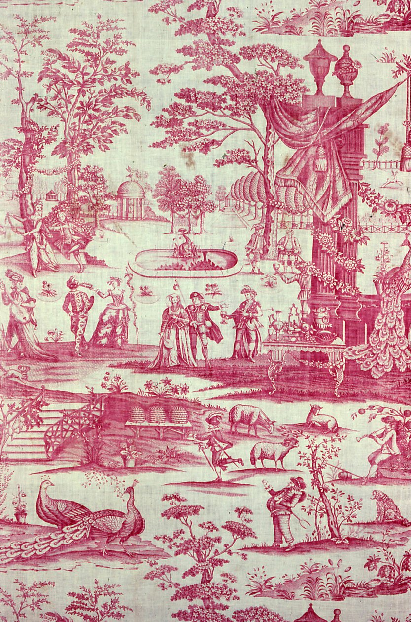 Commedia del Arte (Döşemelik Kumaş) by Unknown artist