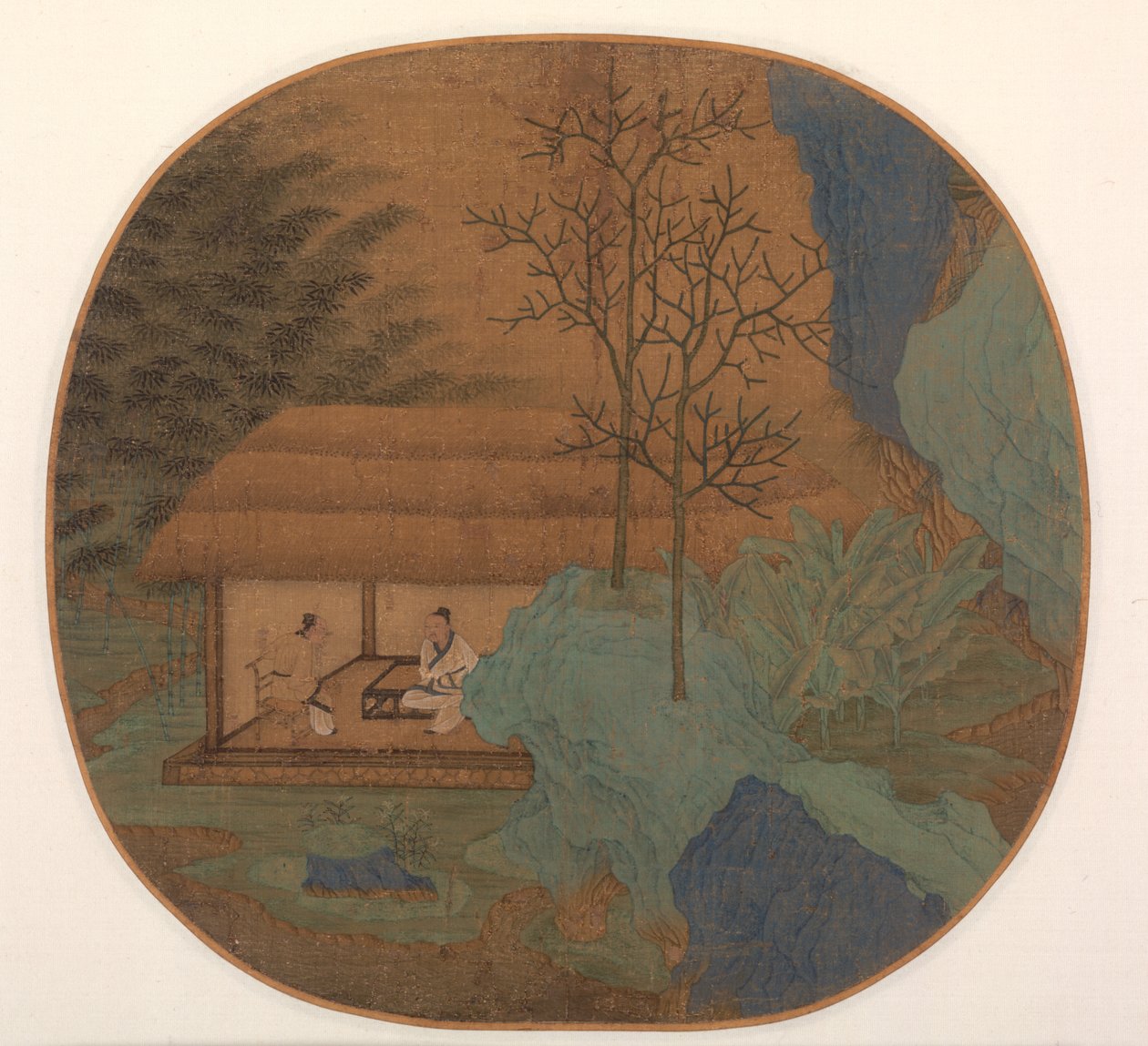 Sazdan Bir Kulübede Konuşma by Unknown artist