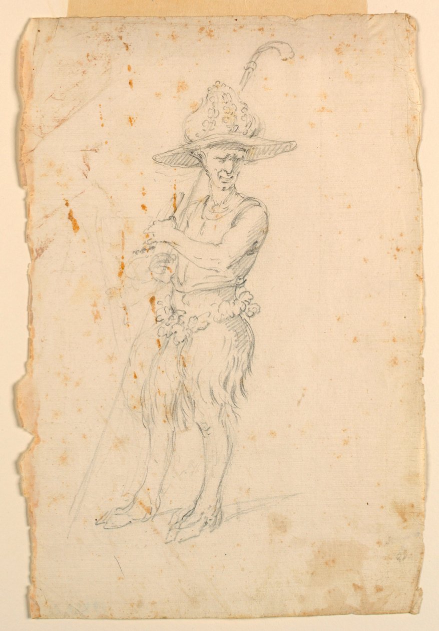 Kostüm Tasarımı: Bale İçin Bir Satyr by Unknown artist