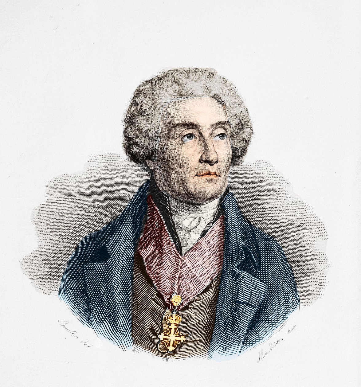 Kont Joseph de Maistre (1753-1821), Fransız politikacı, yazar ve filozof. by Unknown artist
