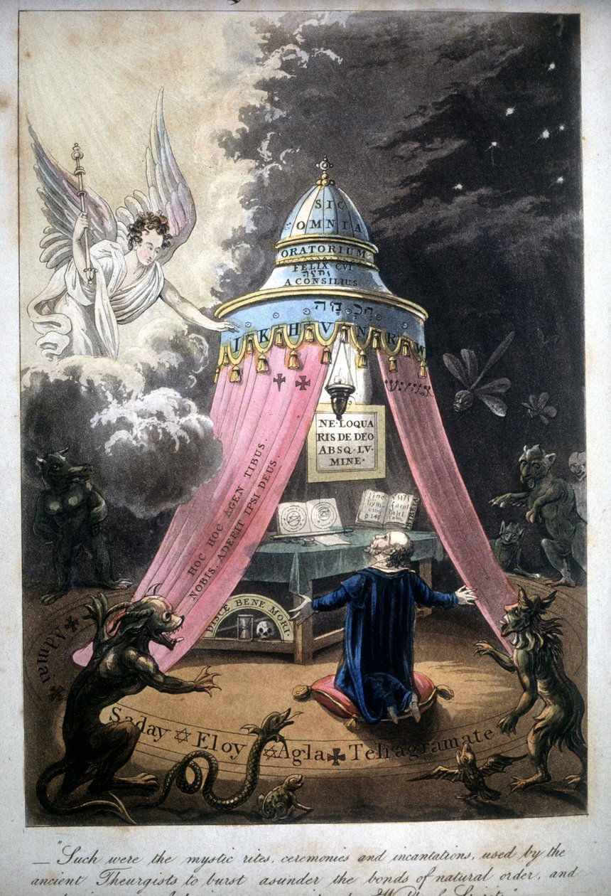 Sihirli tören. 1825 Kitabı. İncil. Morando, Milano. by Unknown artist