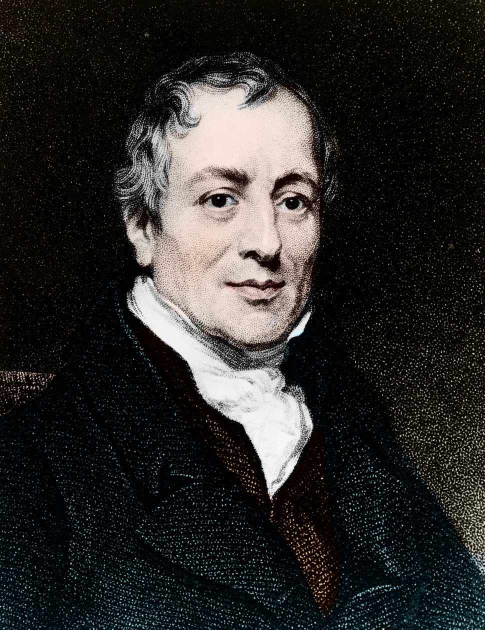 David Ricardo (1772 - 1823), İngiliz ekonomist. by Unknown artist