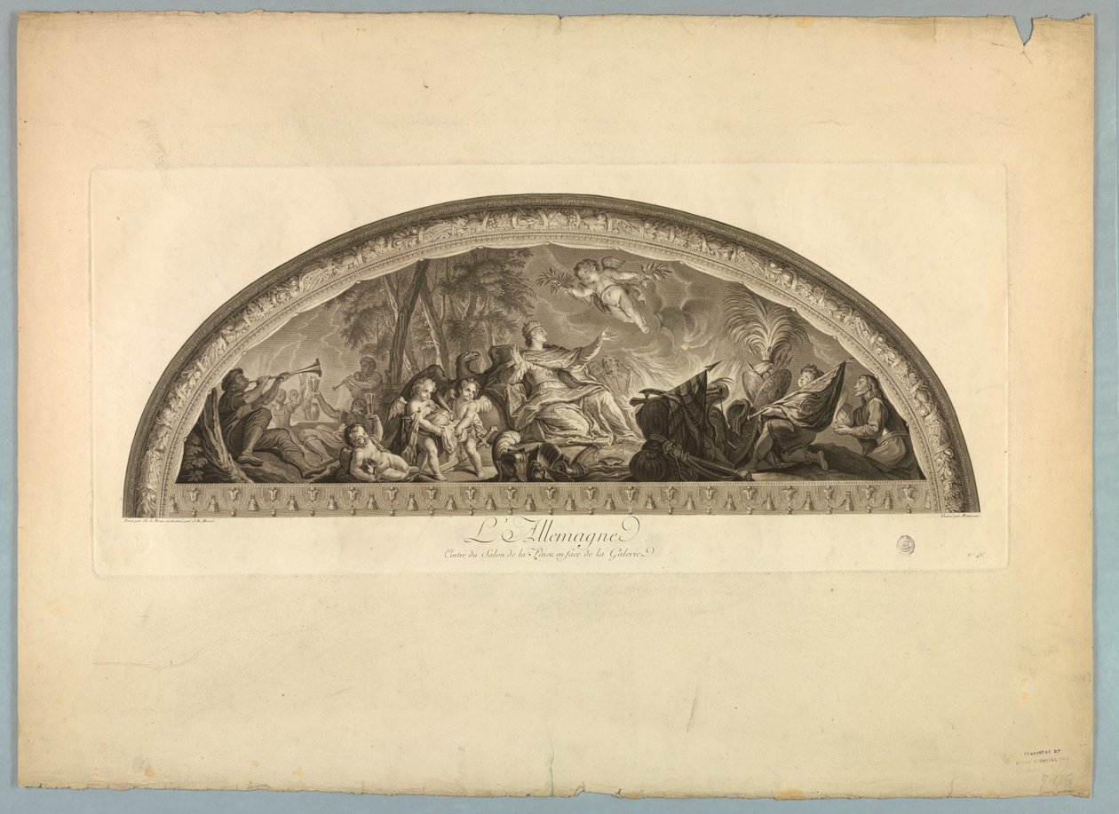 Versay Sarayı'nda Lebrun ve Mignard tarafından süslemeler by Unknown artist