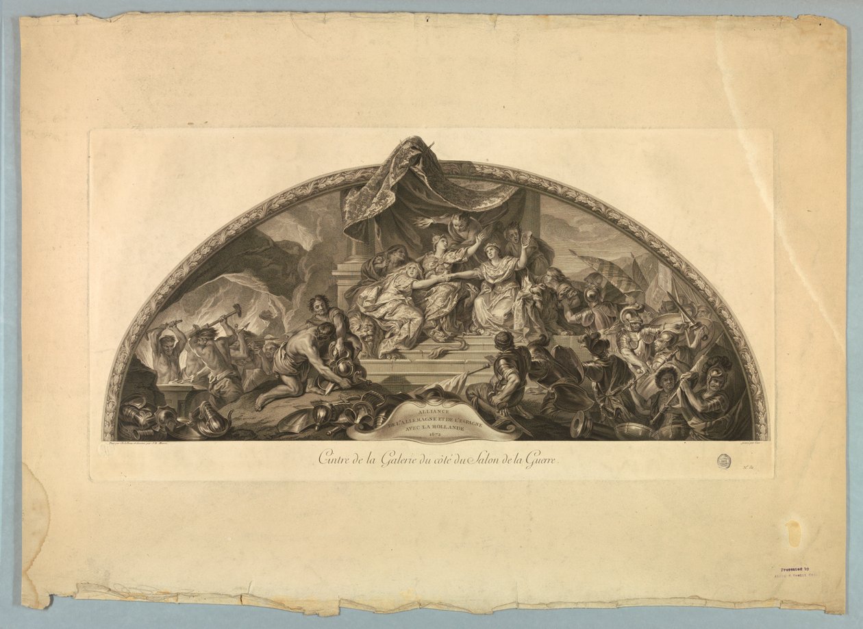 Versay Sarayı'nda Lebrun ve Mignard tarafından süslemeler by Unknown artist