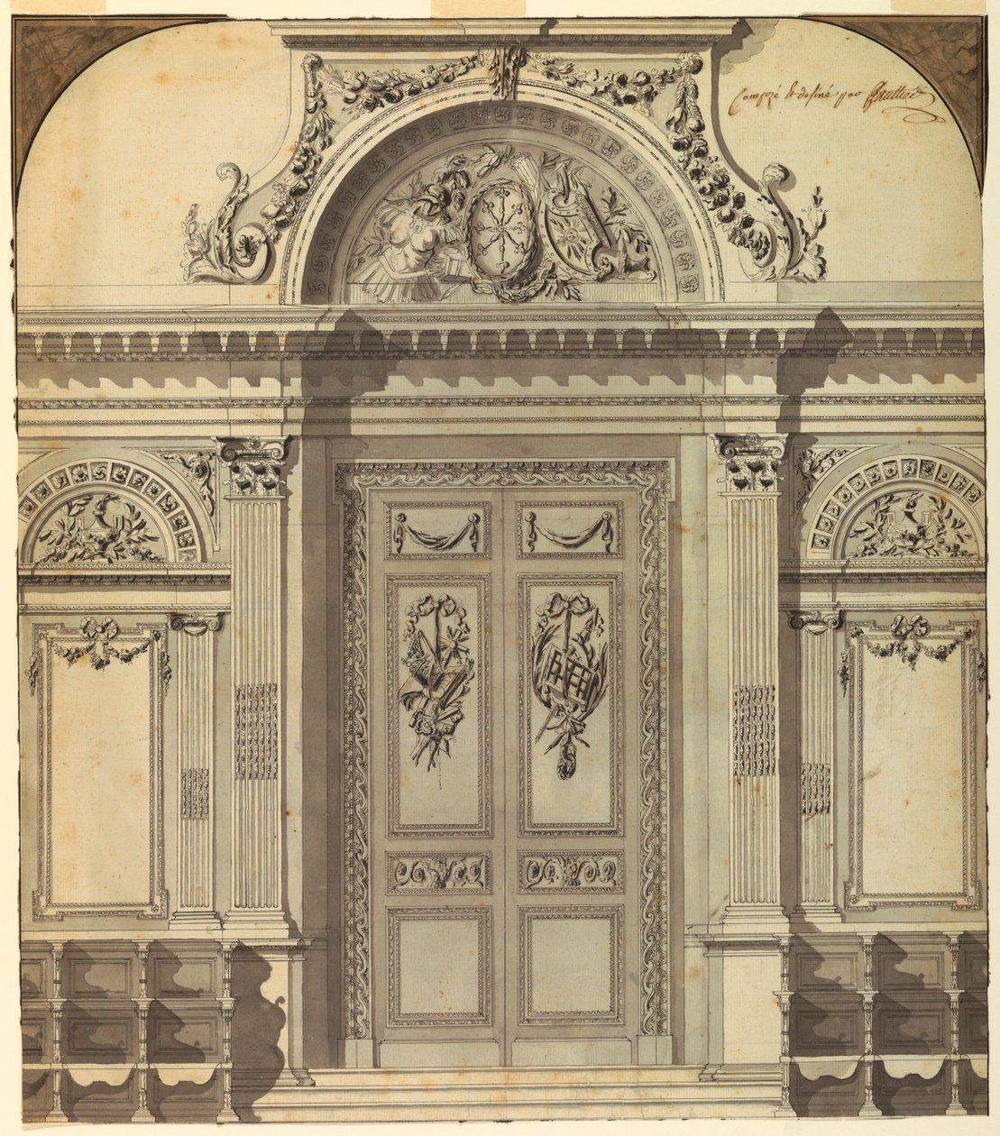 Kilise Duvarı Girişi için Tasarım by Unknown artist