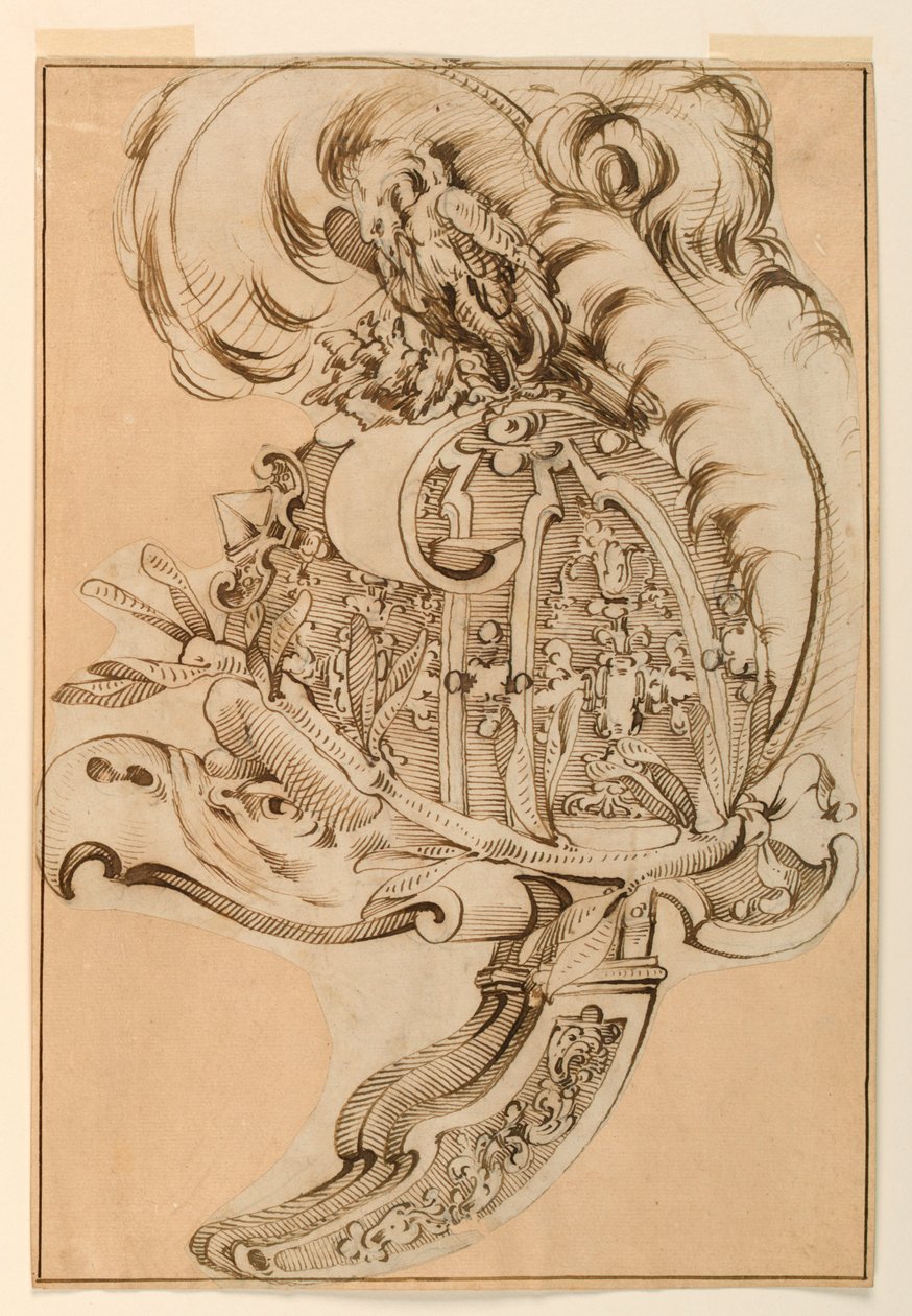 Dekoratif Burgonet için Tasarım by Unknown artist