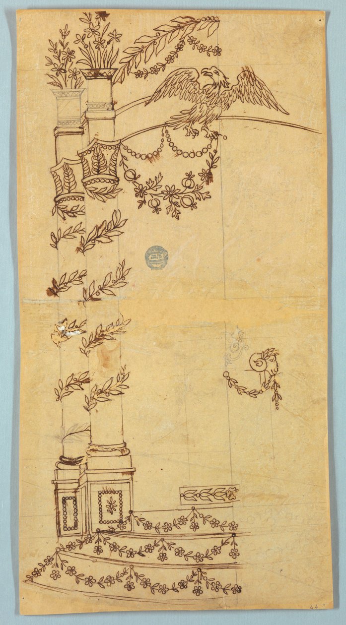 Bir Bahçe Deliliği için Tasarım (?) by Unknown artist