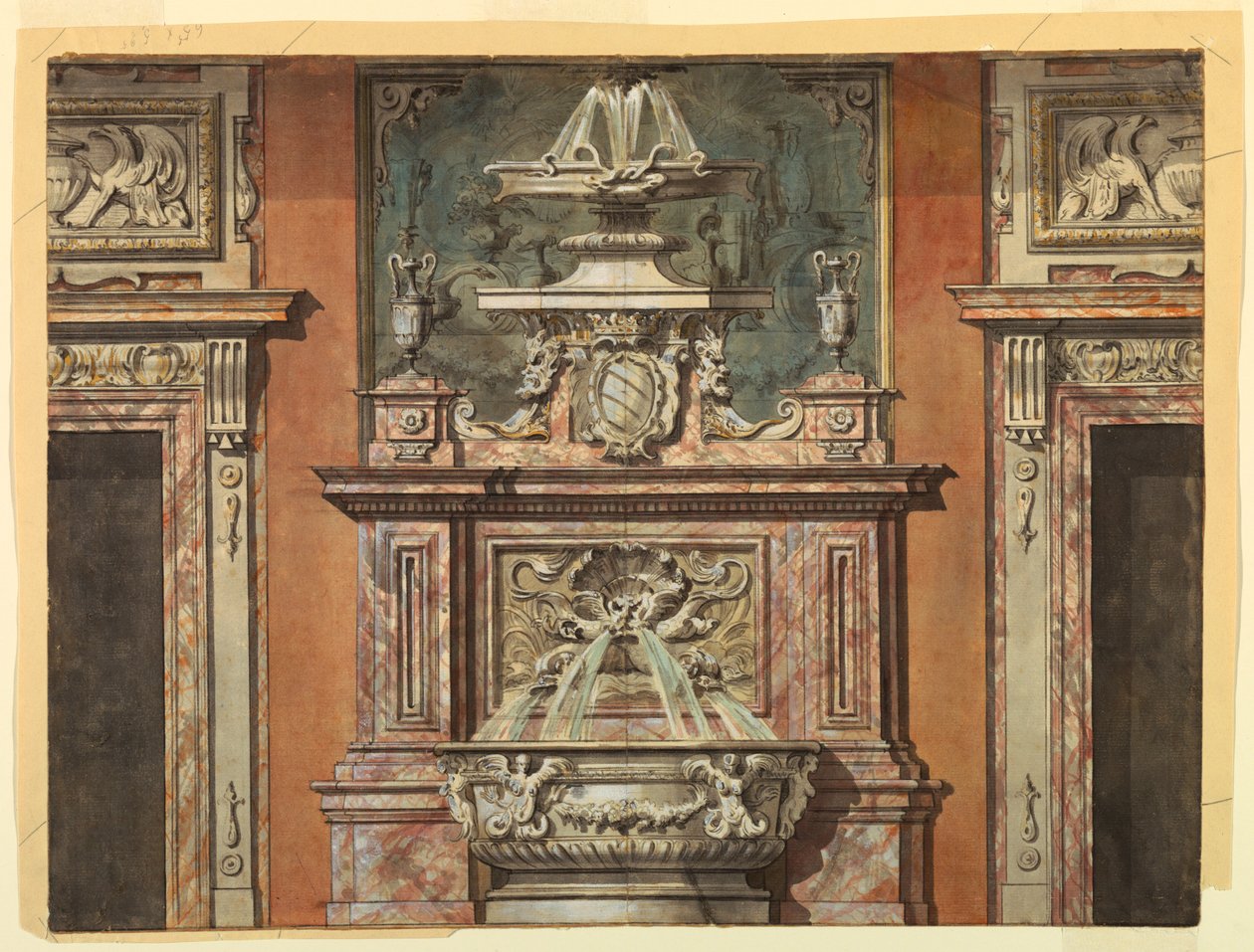 Salon Duvarı için Tasarım by Unknown artist