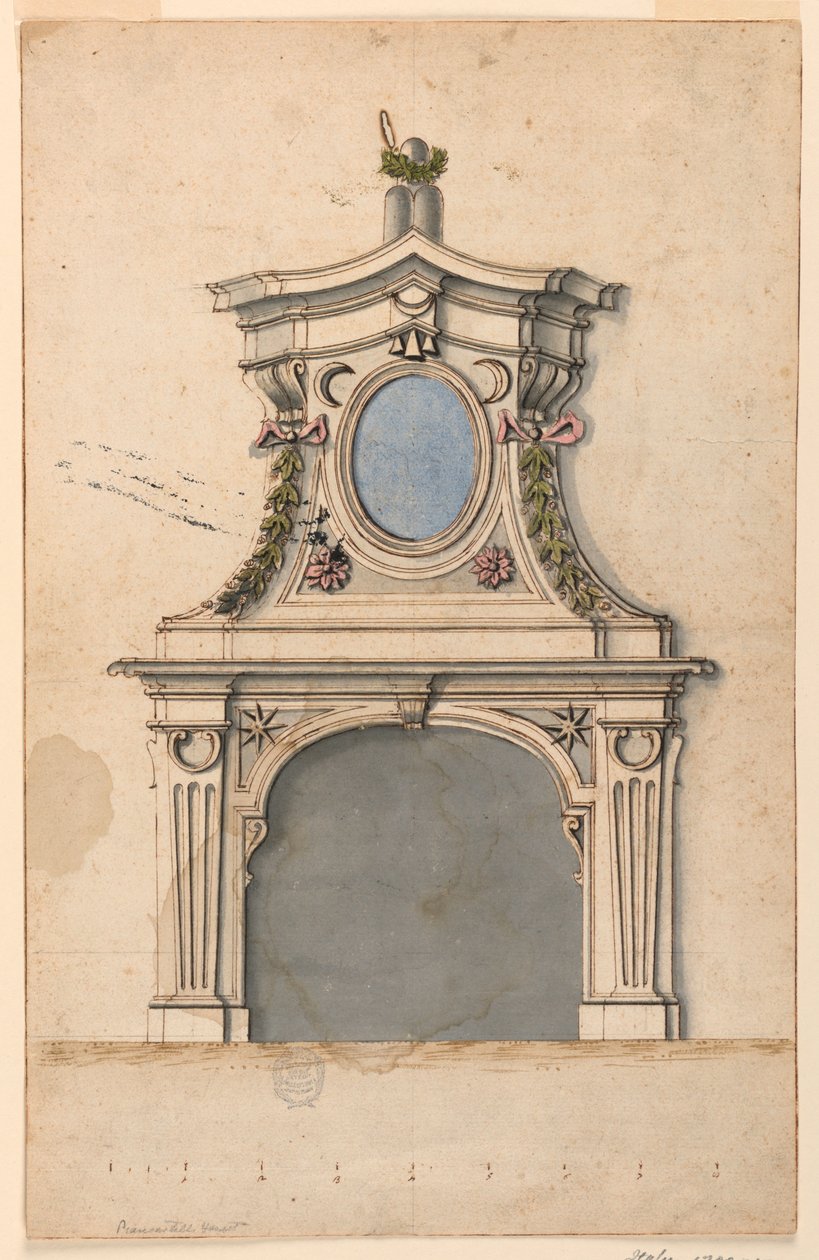 Şömine için Tasarım by Unknown artist