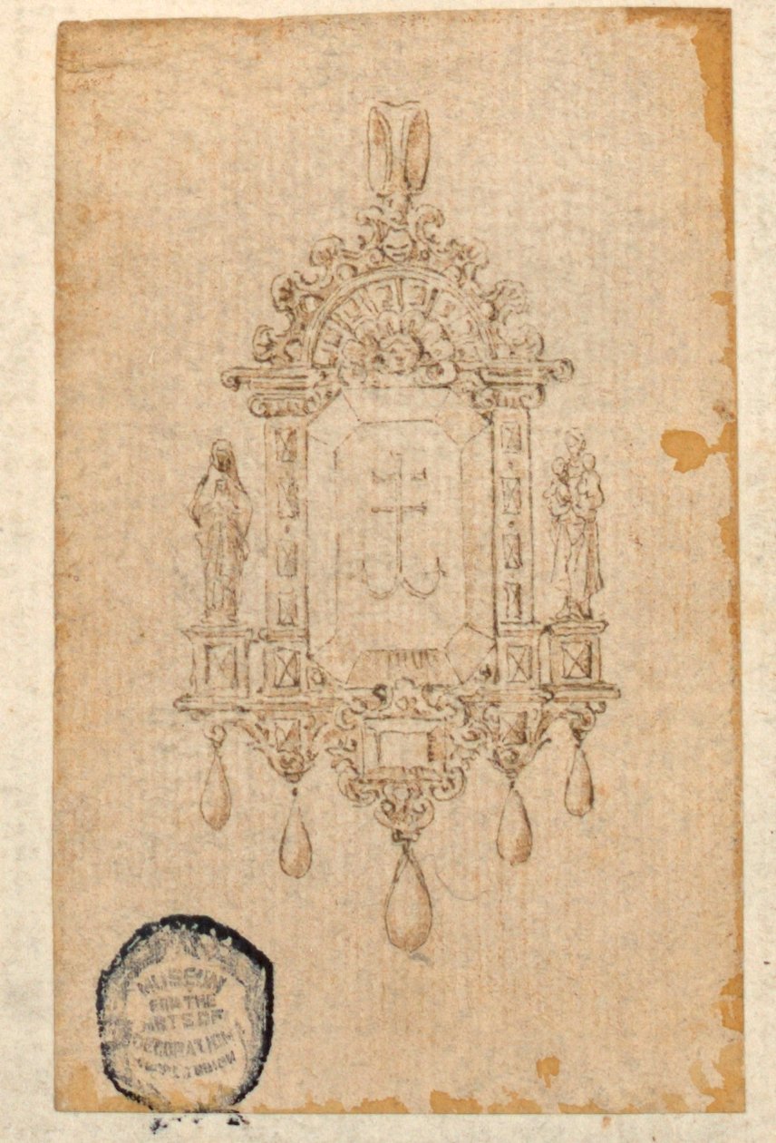 Niş Şeklinde Kolye Tasarımı by Unknown artist