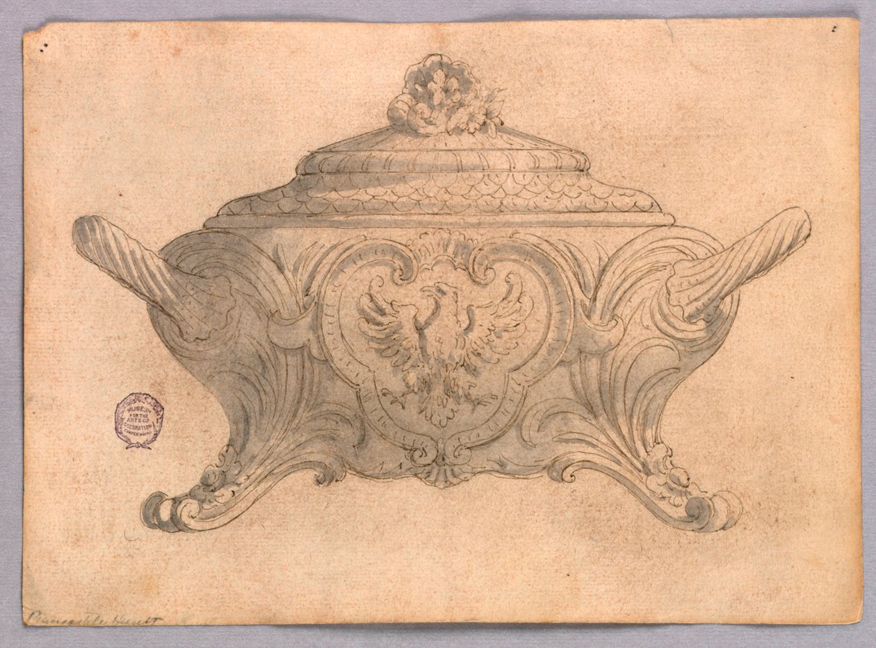 Bir Tureen için Tasarım by Unknown artist