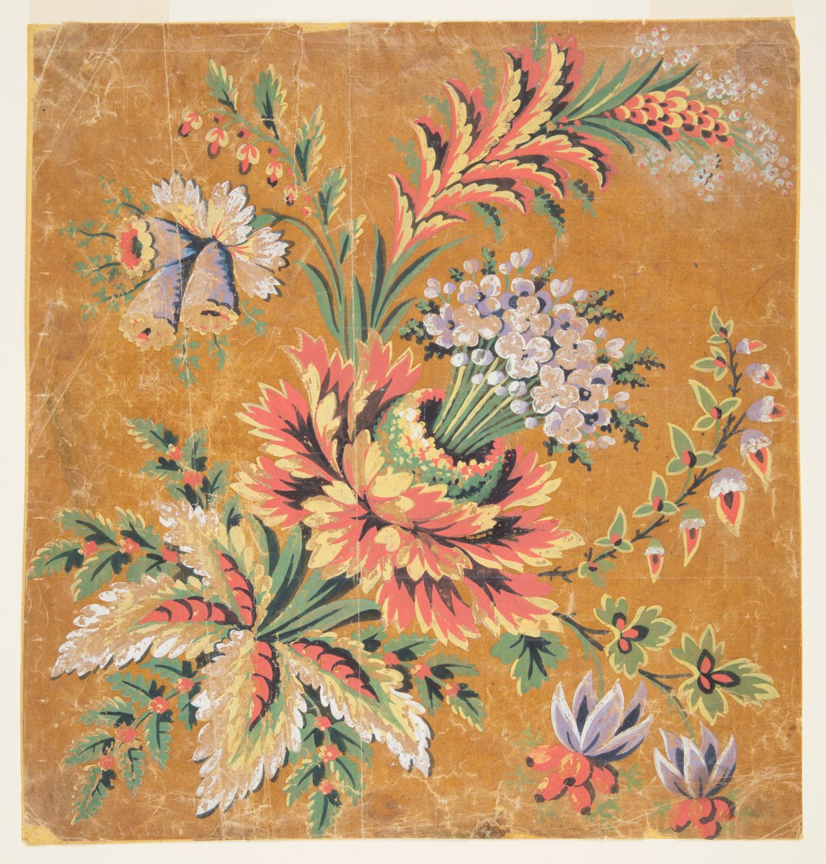 Dokuma veya İşlemeli Köşe Motifi İçin Tasarım by Unknown artist