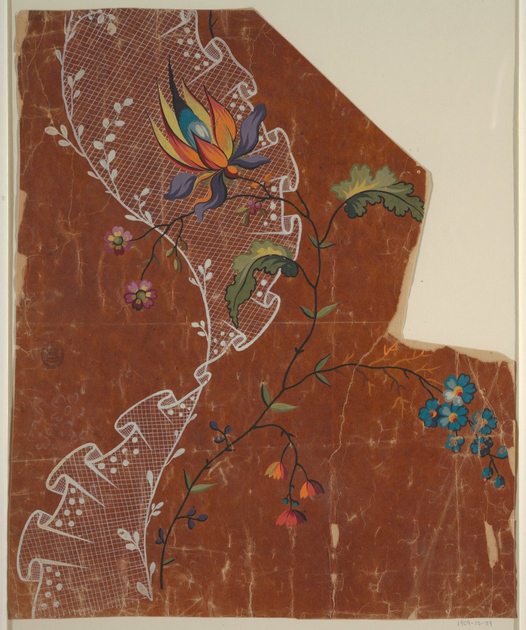 İşlemeli veya Dokuma Kumaş İçin Tasarım by Unknown artist