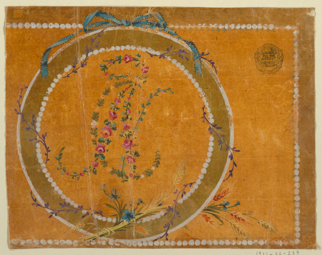İşlemeli veya Dokuma Madalyon İçin Tasarım by Unknown artist
