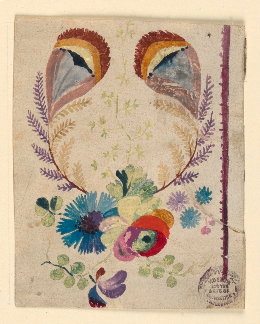 Nakış Bordür Motifi İçin Tasarım by Unknown artist