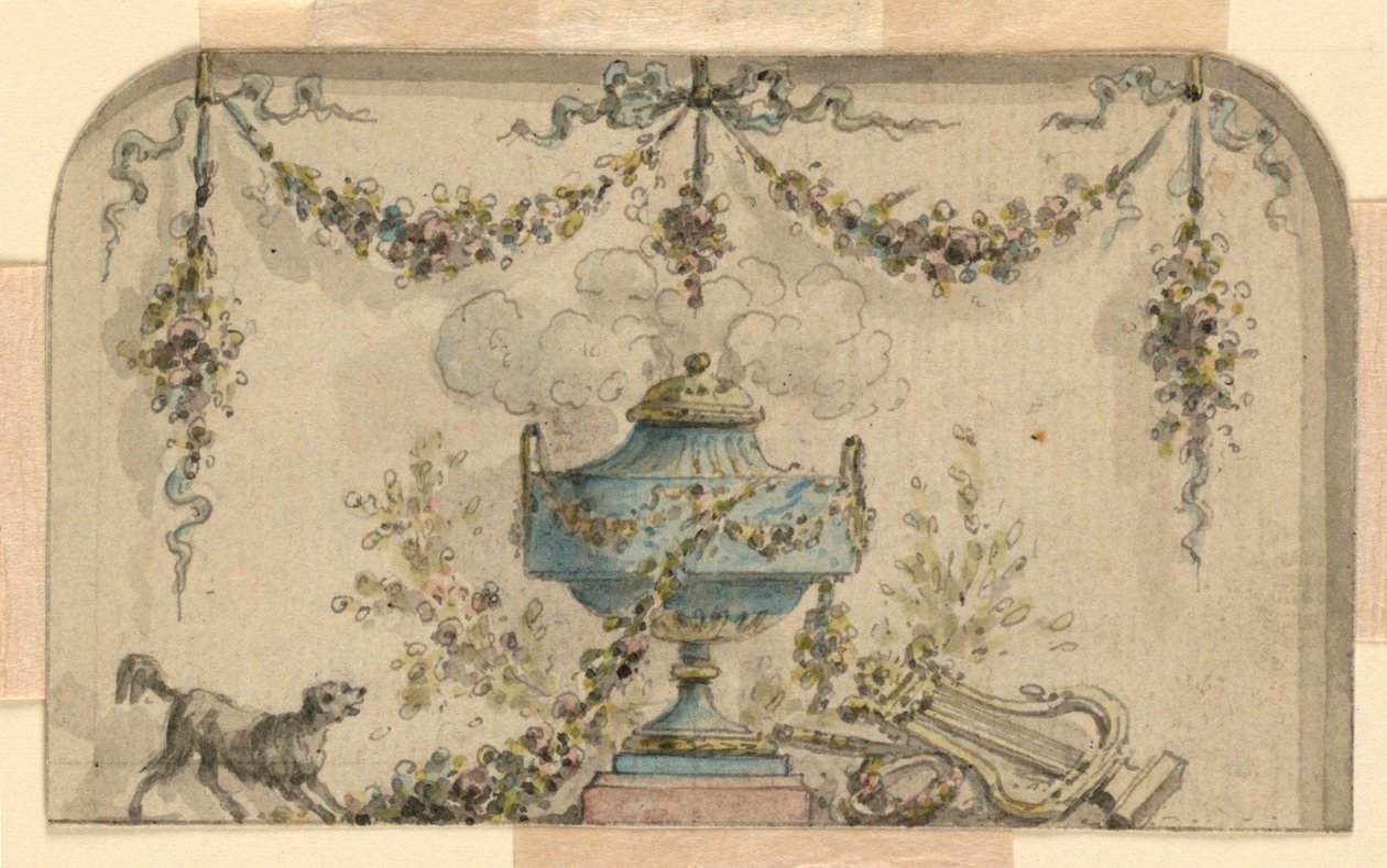Bir panelin dekorasyonu için tasarım by Unknown artist