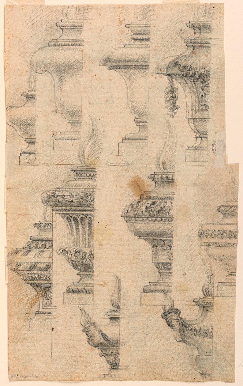 Korkuluk Vazoları İçin Tasarımlar by Unknown artist