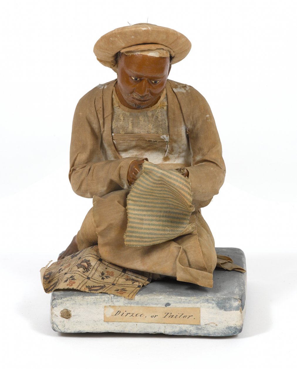 "Dirzee veya Terzi", pişmiş toprak heykelcik, Hindistan, 1880 dolayları (heykel) by Unknown artist