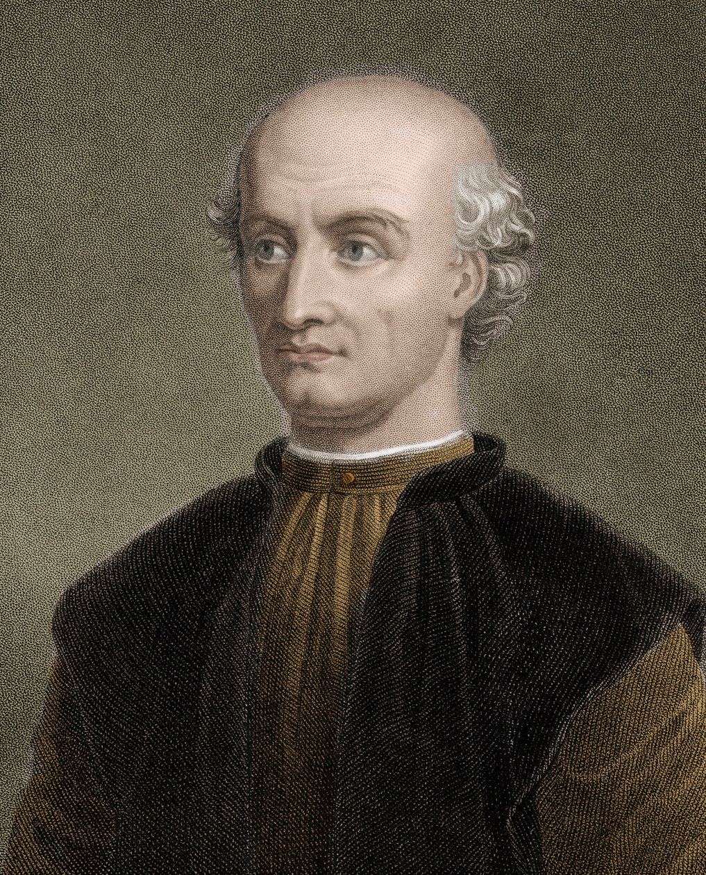 Donato Bramante (1444-1514) - gravür - 19. yüzyıl by Unknown artist