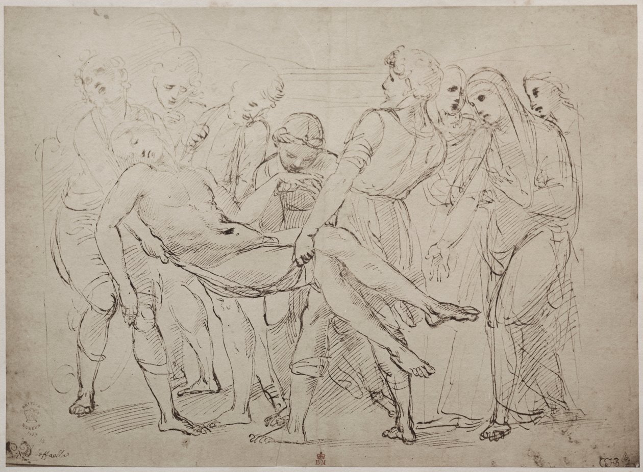 Raphael Sanzio'nun British Museum'daki çizimi by Unknown artist
