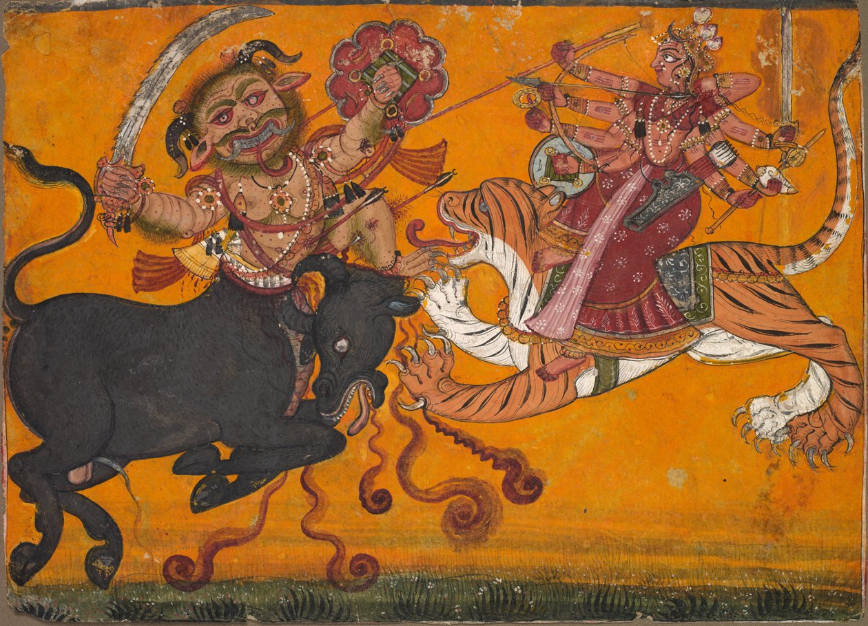 Durga Argo Mahisha by Unknown artist