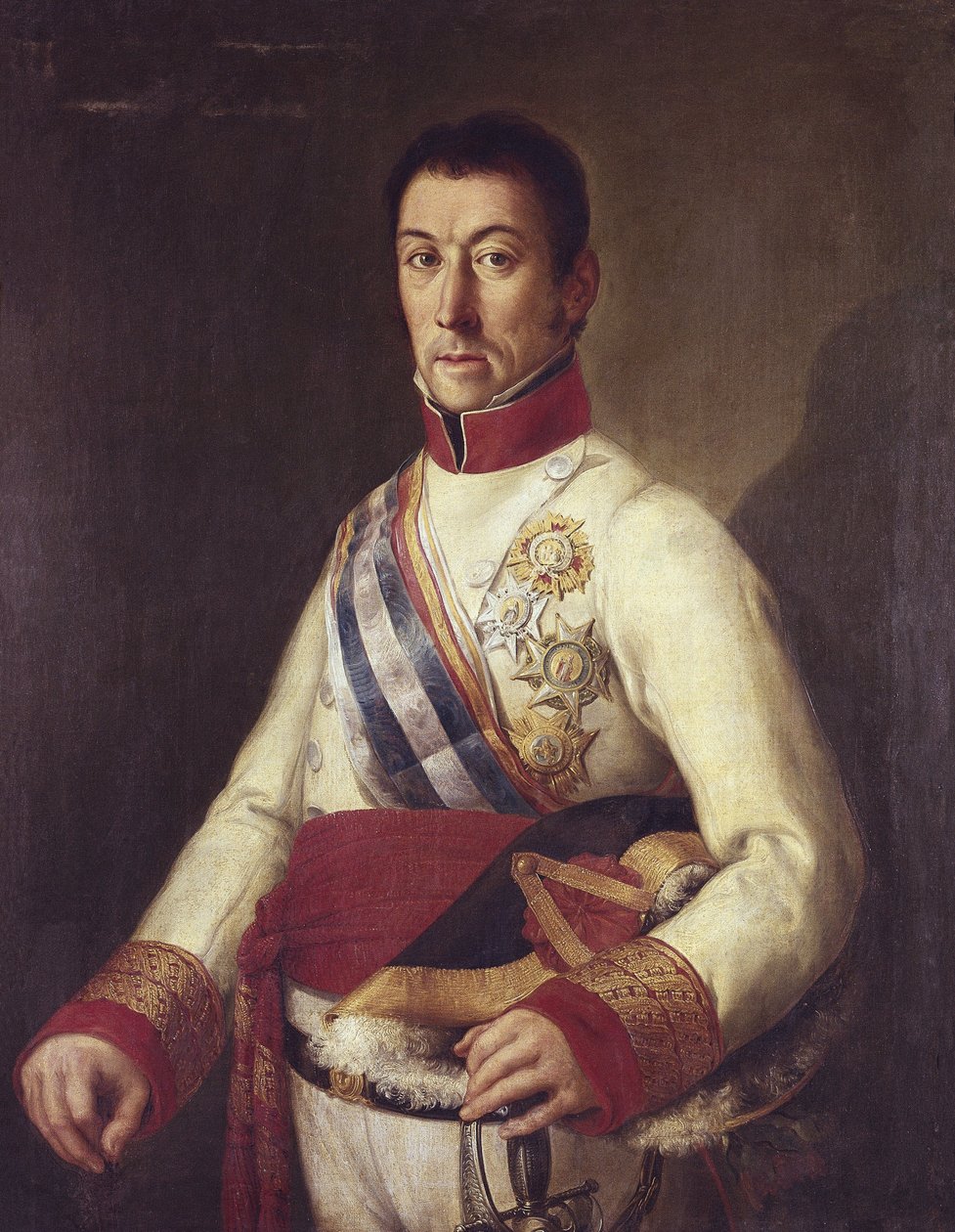 ELIO, Francisco Javier de (1767-1822). İspanyol mutlakiyetçi ordusu, Montevideo valisi (tablo) by Unknown artist