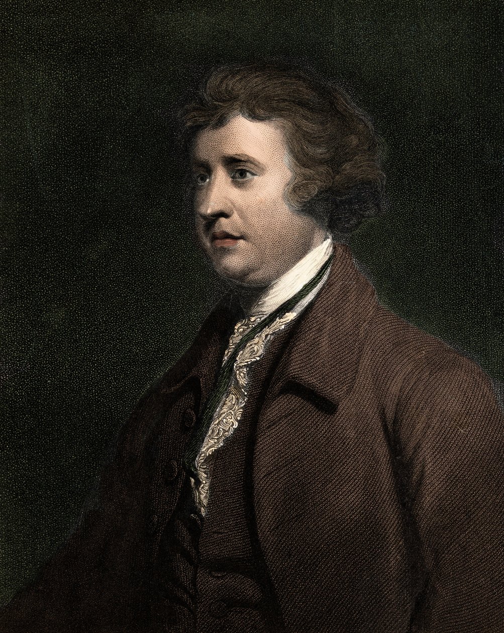 Edmund Burke 1729-1797 - gravür - 19. yüzyıl by Unknown artist