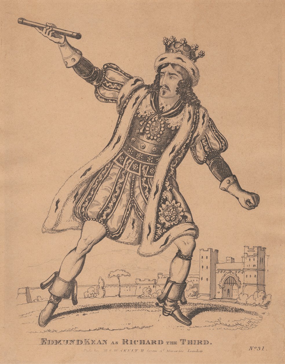 Edmund Kean Richard III olarak by Unknown artist