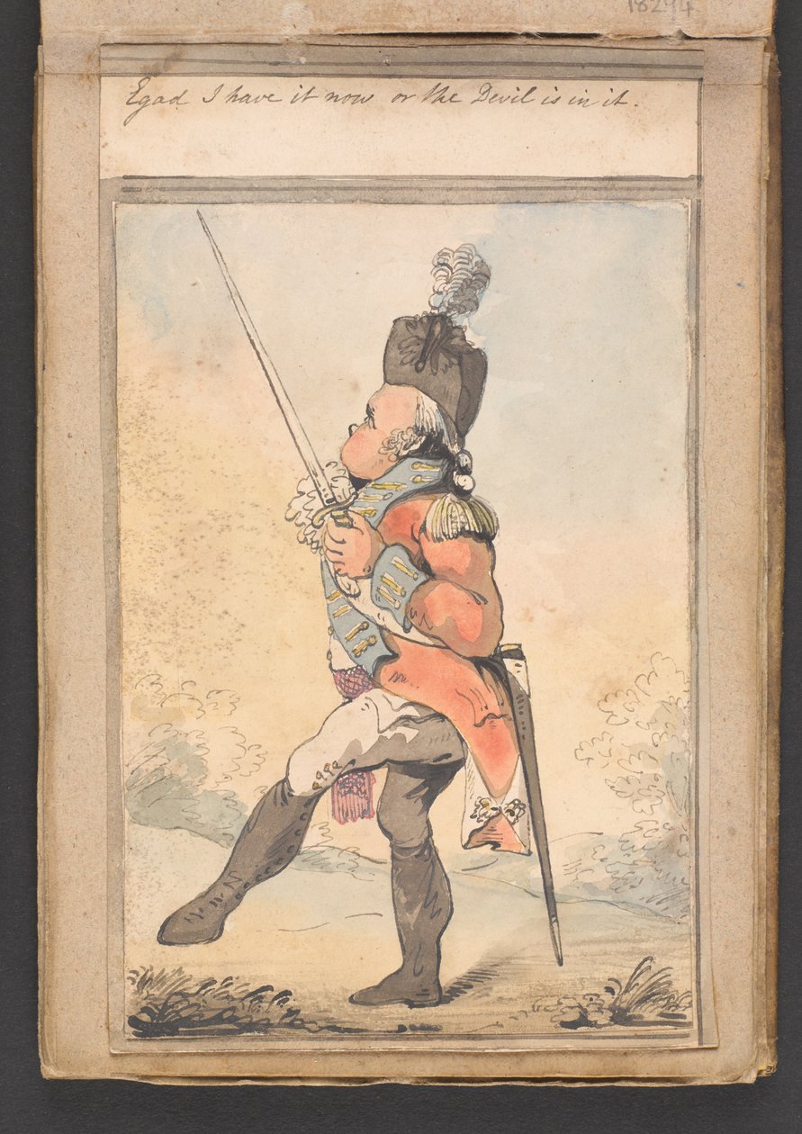 'Egad şimdi bende yoksa içinde şeytan var' by Unknown artist