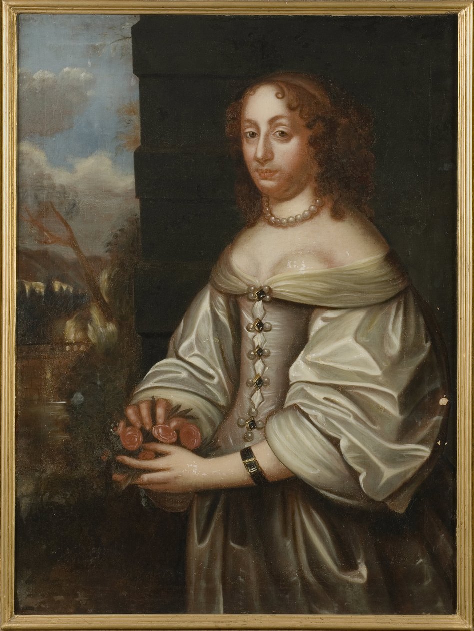Eleonore Catherine de Deux Ponts Cleebourg, İsveç Prensesi ve Hesse Eschwege Landgravine - Zweibruecken Kontes Palatine Eleonora Catherine (1626-1692), Hesse-Eschwege Landgravine, Anonim . Tuval üzerine yağlıboya. Boyut: 105x77cm. by Unknown artist