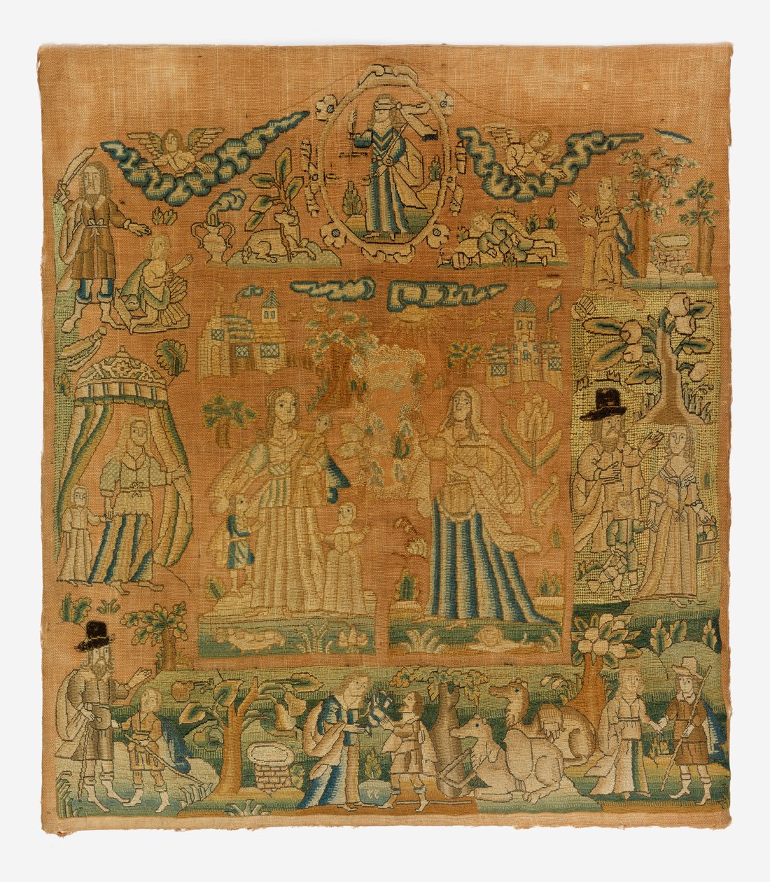 İşlemeli resim çerçevesi by Unknown artist