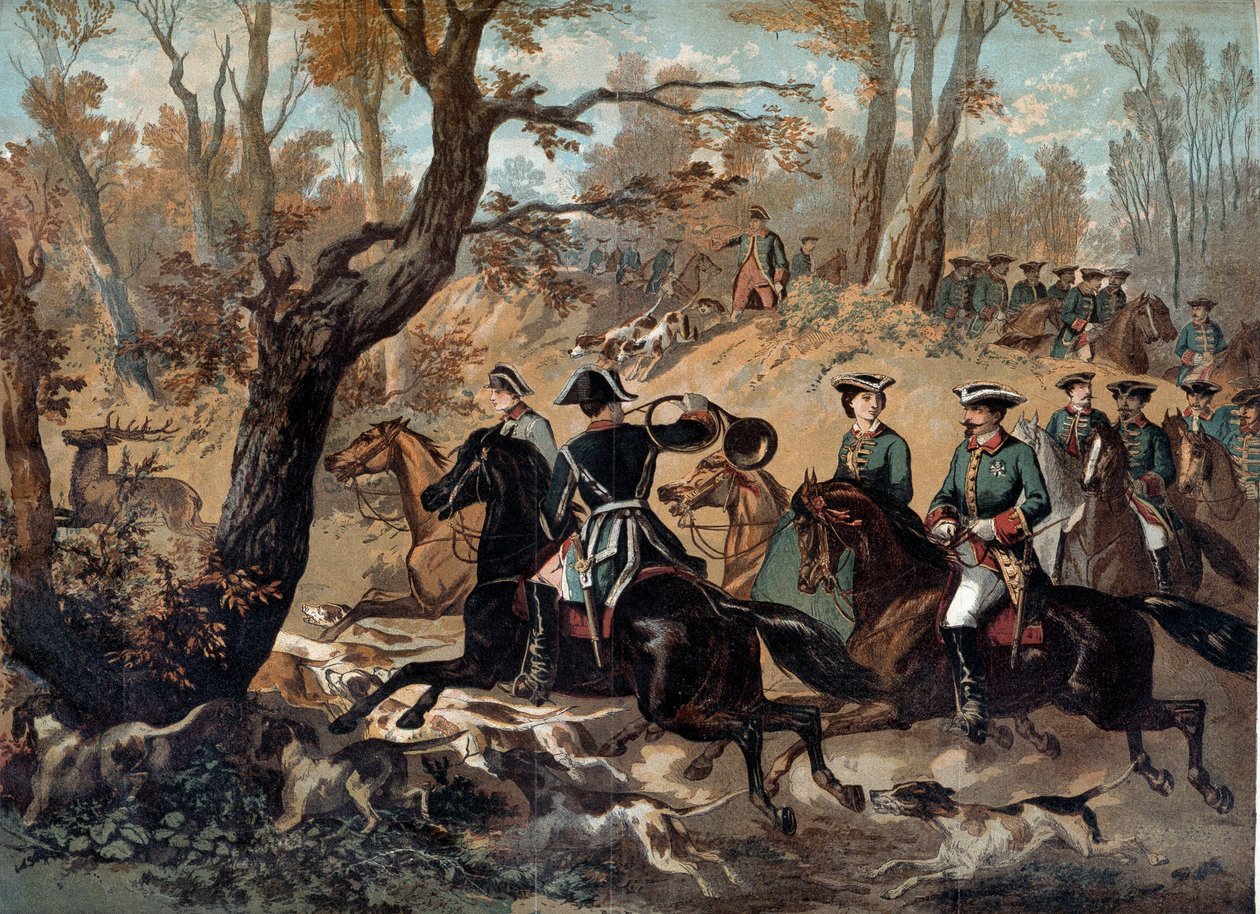 İmparator Napolyon III (1808-1873) Anonim tabloyu avladı. 19. yüzyıl Compiegne, kale müzesi by Unknown artist