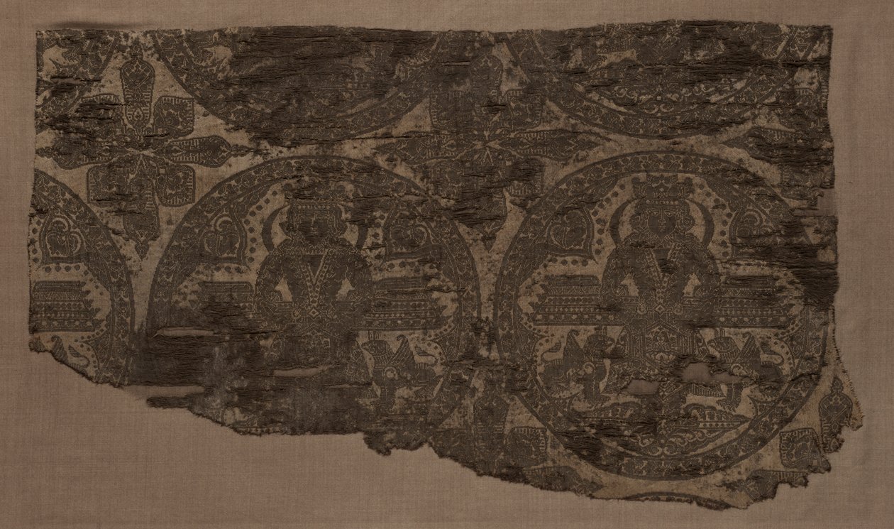 Enthroned King, Griffins tarafından kuşatıldı by Unknown artist