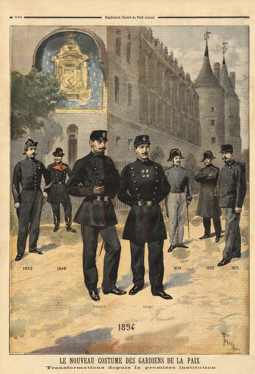 Barış gücü askerlerinin (veya şehir çavuşlarının) üniformalarının 1860