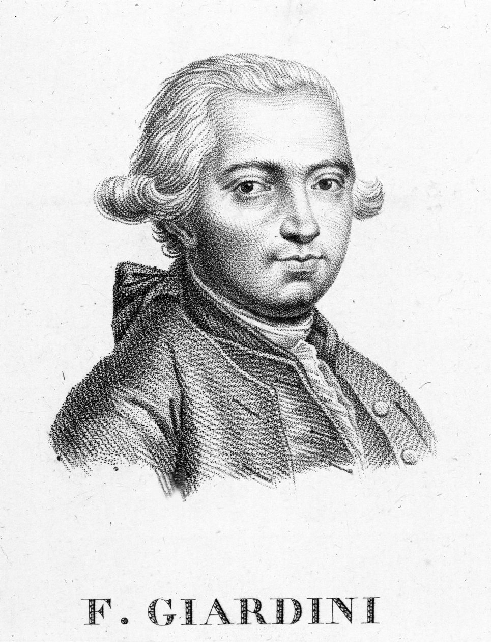 Felice Giardini (1716-1796), İtalyan kemancı ve besteci by Unknown artist