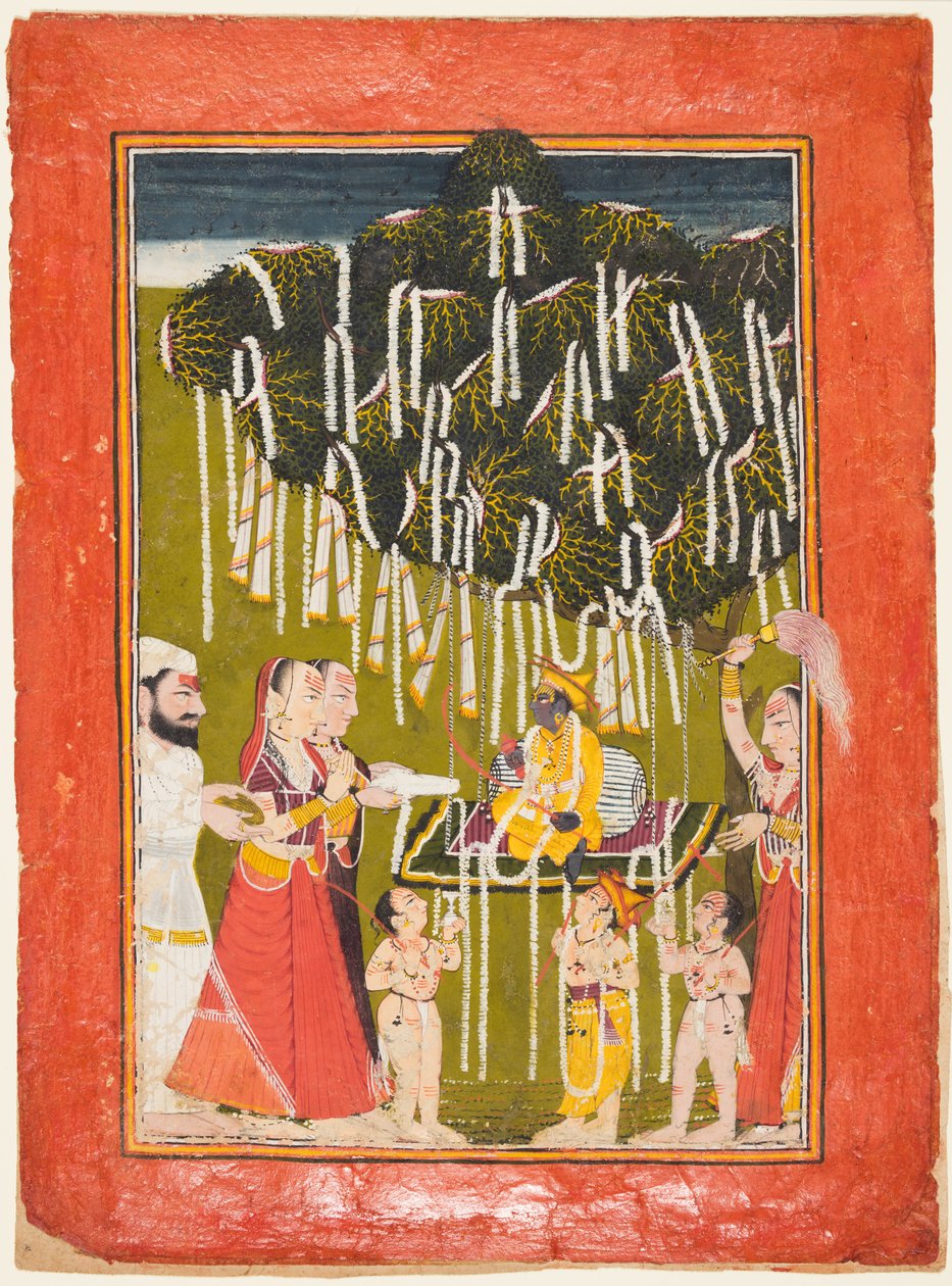 Krishna'nın Doğurganlık Tapınması by Unknown artist