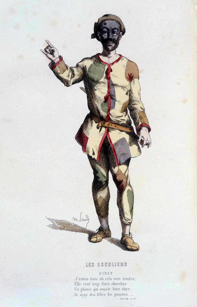 Finet “les elixiers” (François Perrin 1533-1606 tarafından), Edouard Fournier tarafından “le theatre francais au 16 eme et 17 eme ecle anterieur à Moliere””de. by Unknown artist