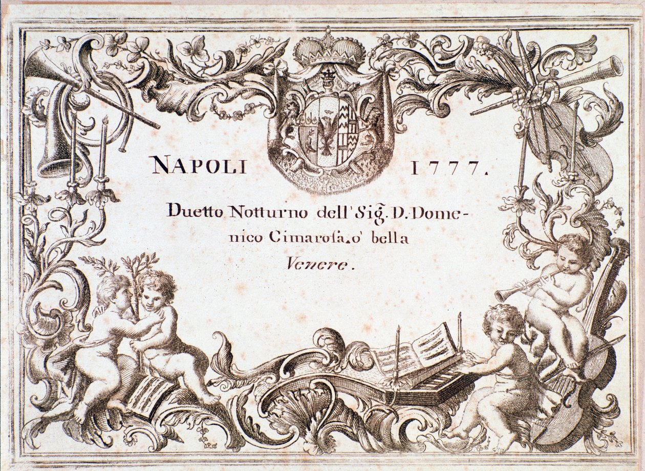 Domenico Cimarosa tarafından Armida imaginaria
