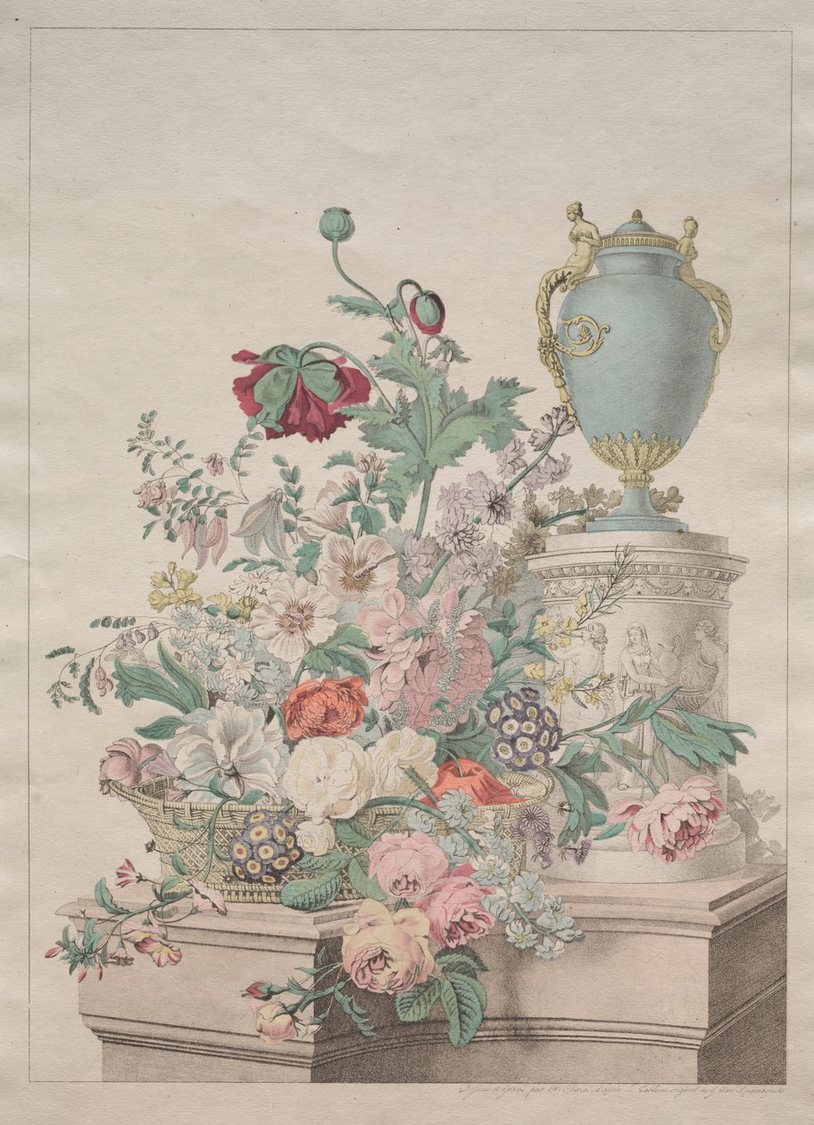 Pitoresk Flora veya Meyve ve Çiçek Koleksiyonu by Unknown artist