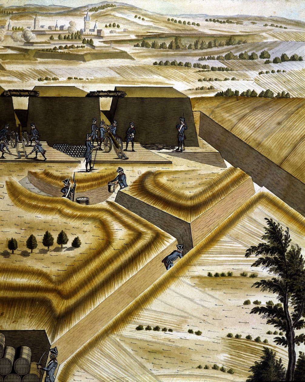 Vauban tipi tahkimat - “Topçu Antlaşması”nda, François Lingier, Strasbourg by Unknown artist