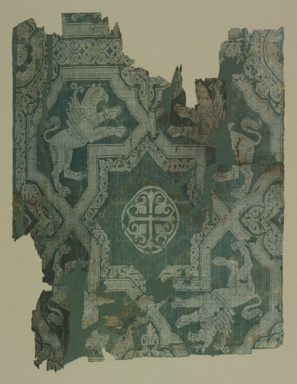 Yıldız desenli ve griffinli parça by Unknown artist
