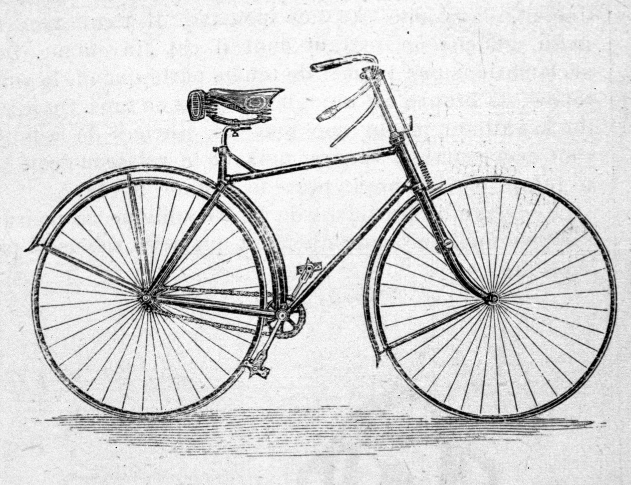 Çerçeve bisiklet modeli. by Unknown artist