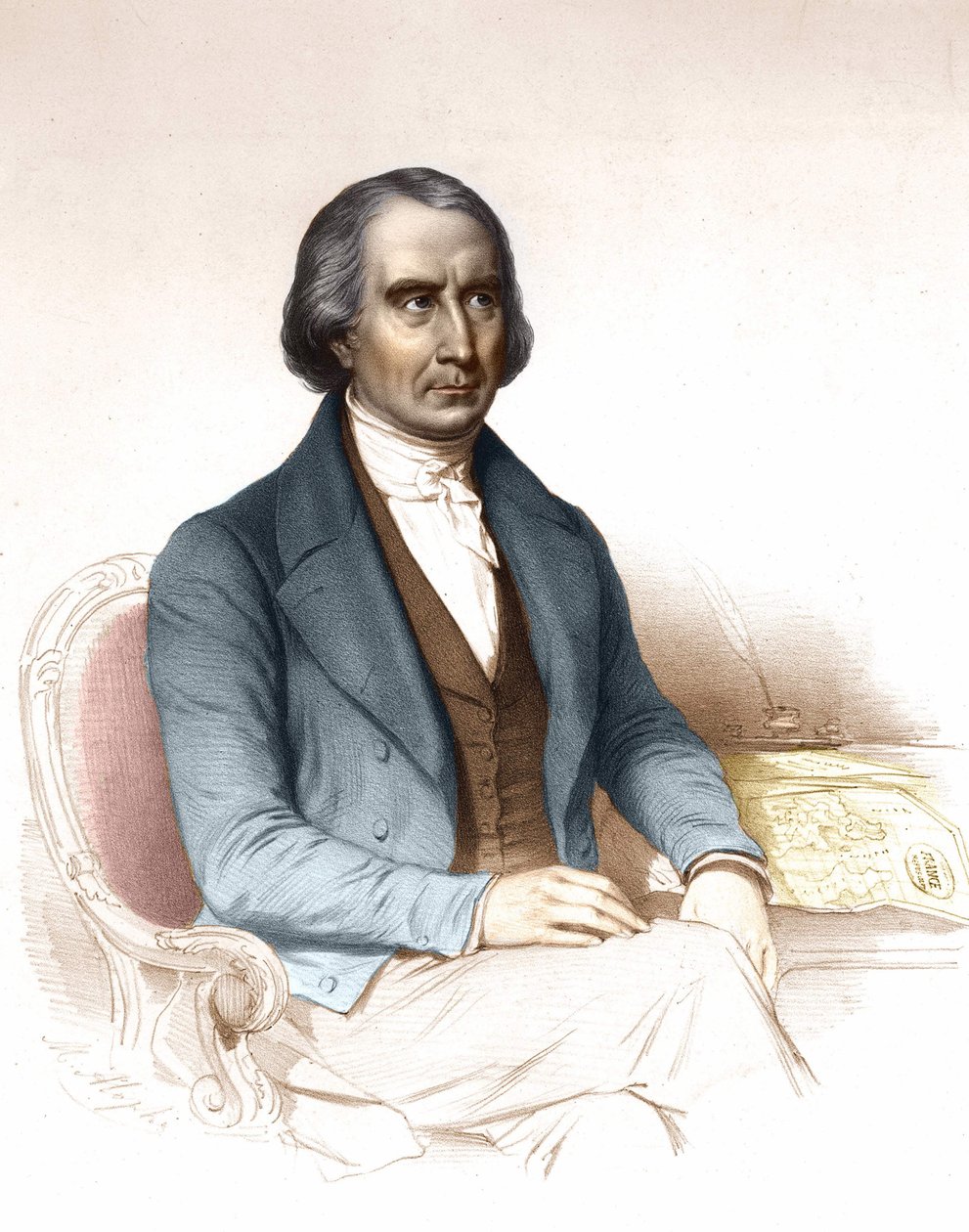 François Arago (1786-1853), Fransız astronom, fizikçi ve politikacı. by Unknown artist