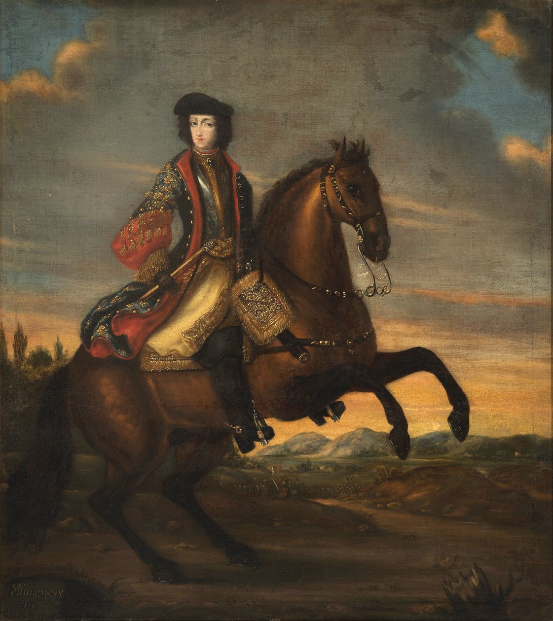 Frederic IV de Holstein Gottorp a Cheval - Frederick IV