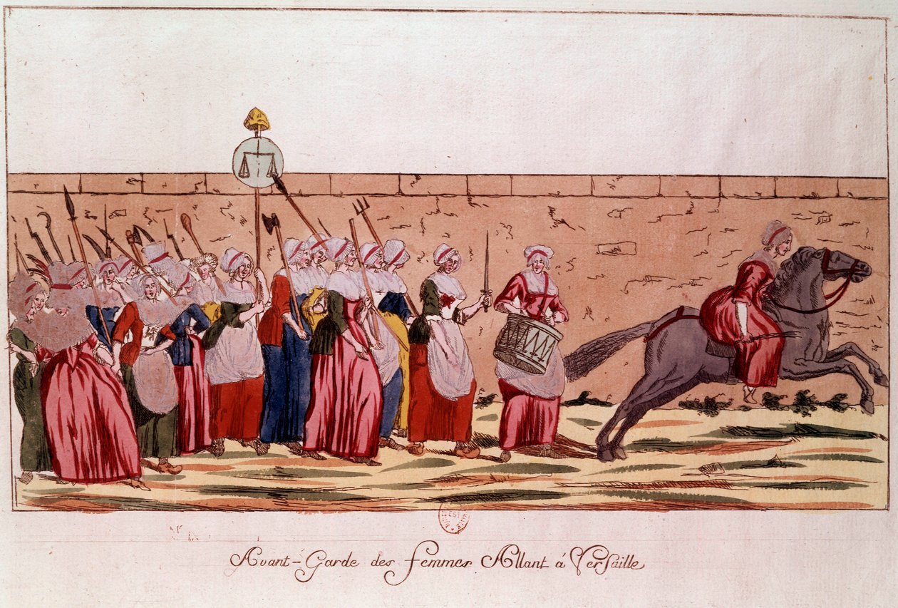 1789 Fransız Devrimi: avangard des femmes 5 Ekim 1789