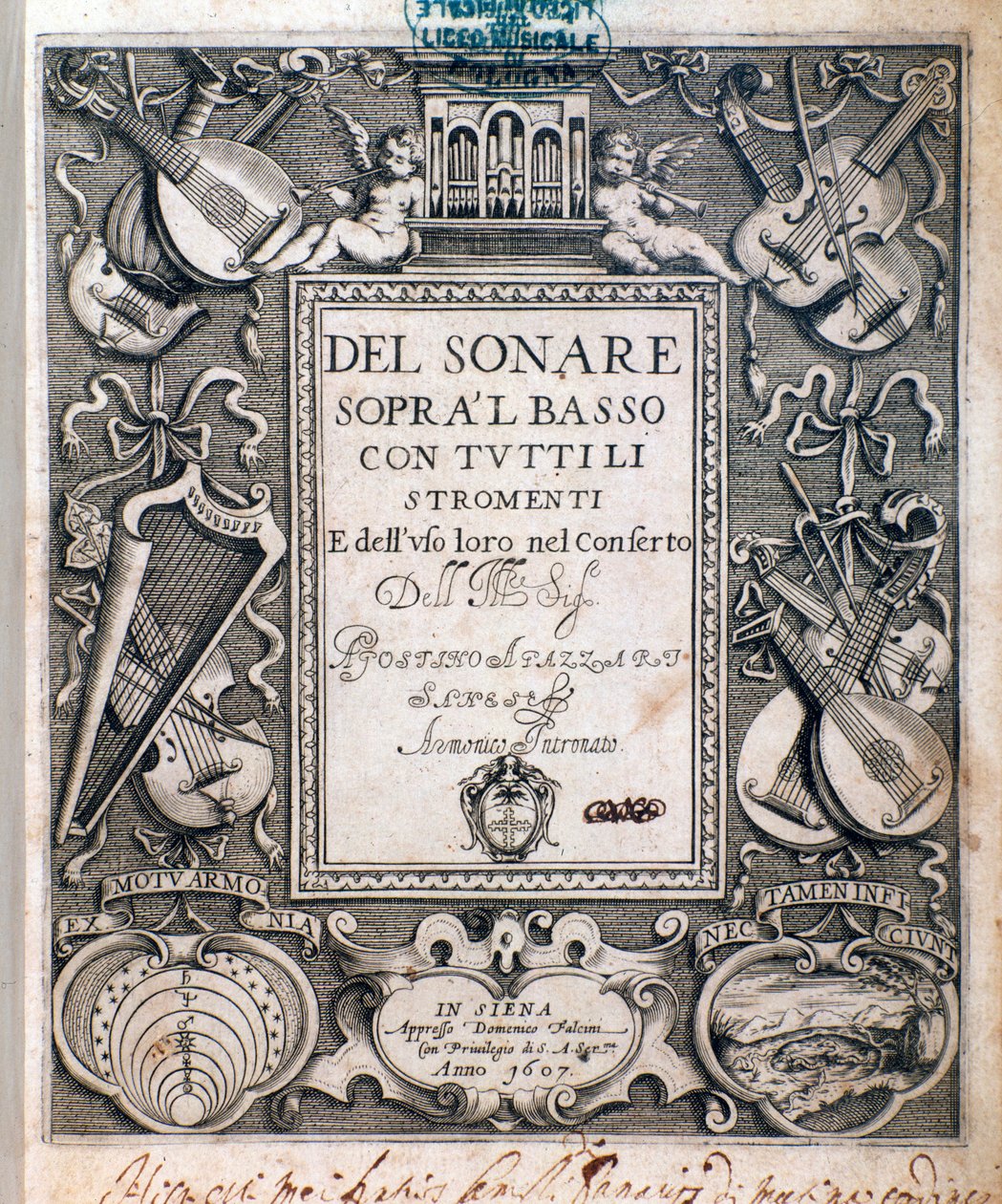 Agostino Agazzari tarafından del sonare sopra il basso