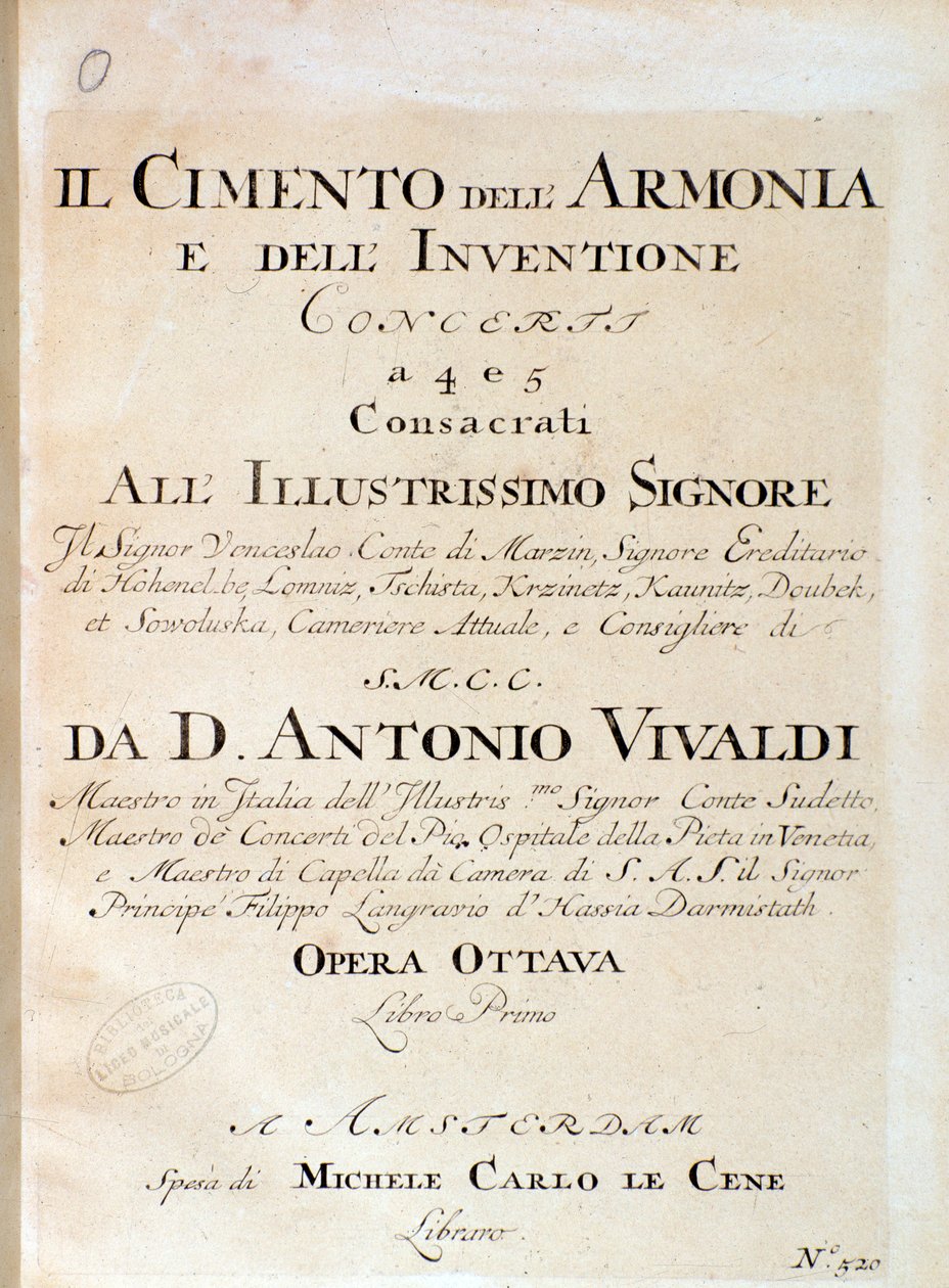 İtalyan besteci Antonio Vivaldi