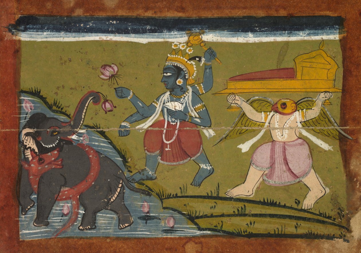 Gajendra Moksha: Fillerin Kralının Kurtuluşu by Unknown artist